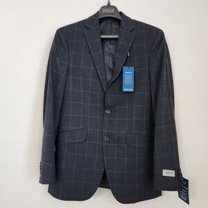 Kenneth Cole Reaction Techni-Cole Ready Flex Blazer – Dark Blue, 36R (NWT)